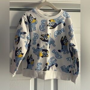 Disney Bluey Sweatshirt - Blue, White, Yellow